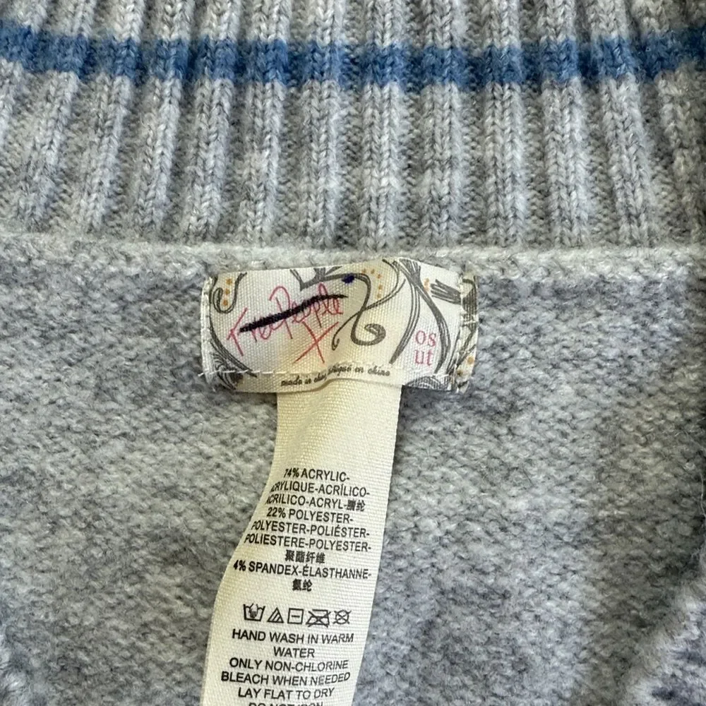 Free People All Star Stripe Poncho